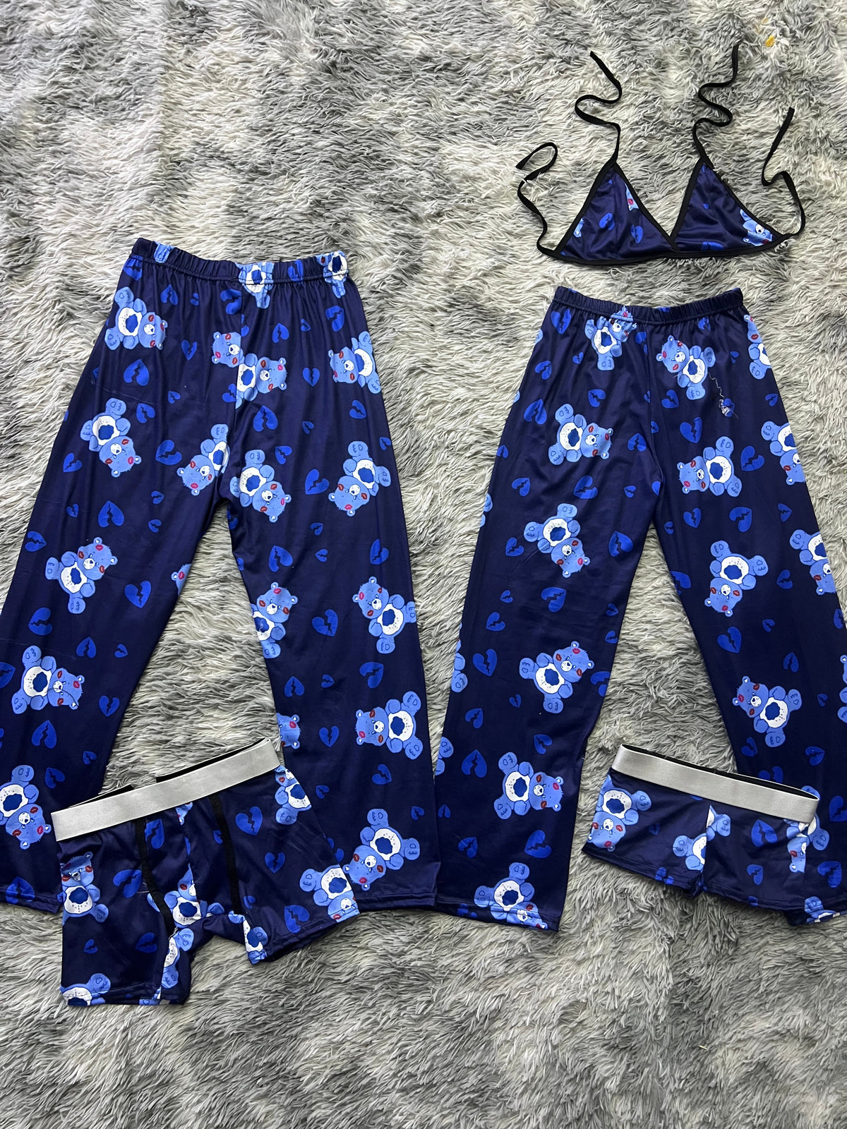 Grumpy Bear Azul Pijama De 5 Piezas