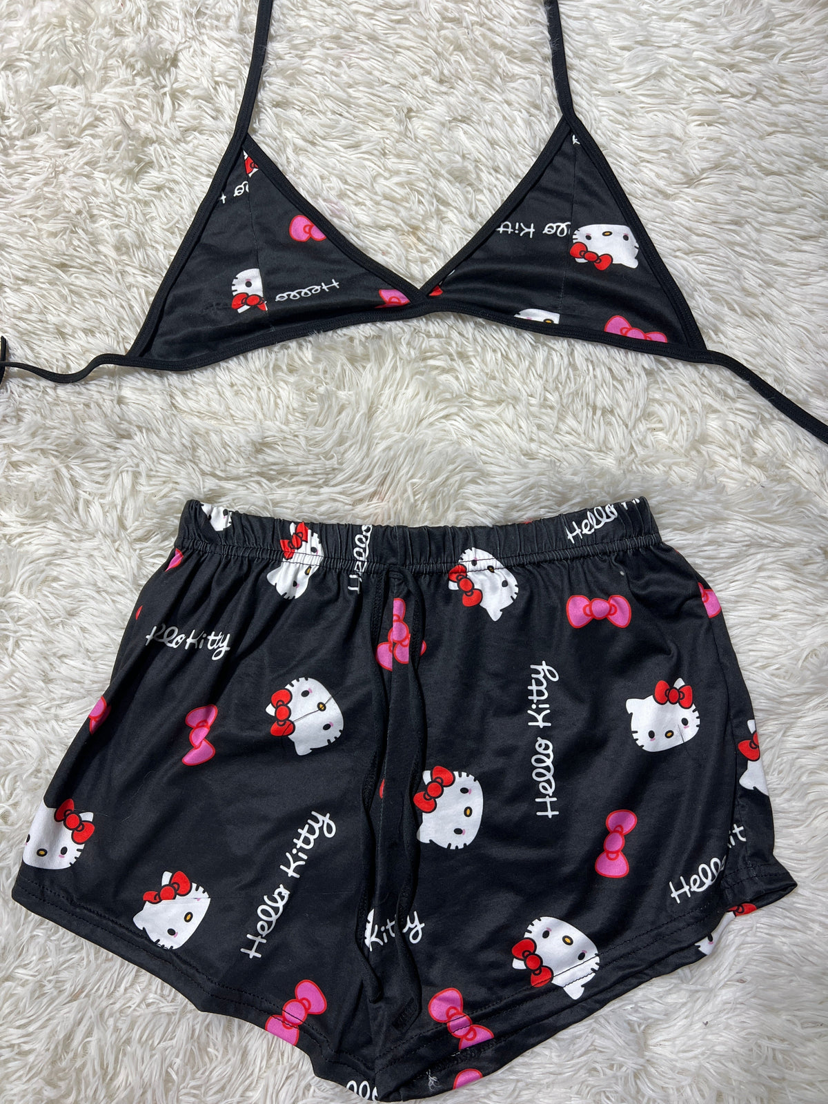 Hello Kitty Top Con Short Unitalla De Brush