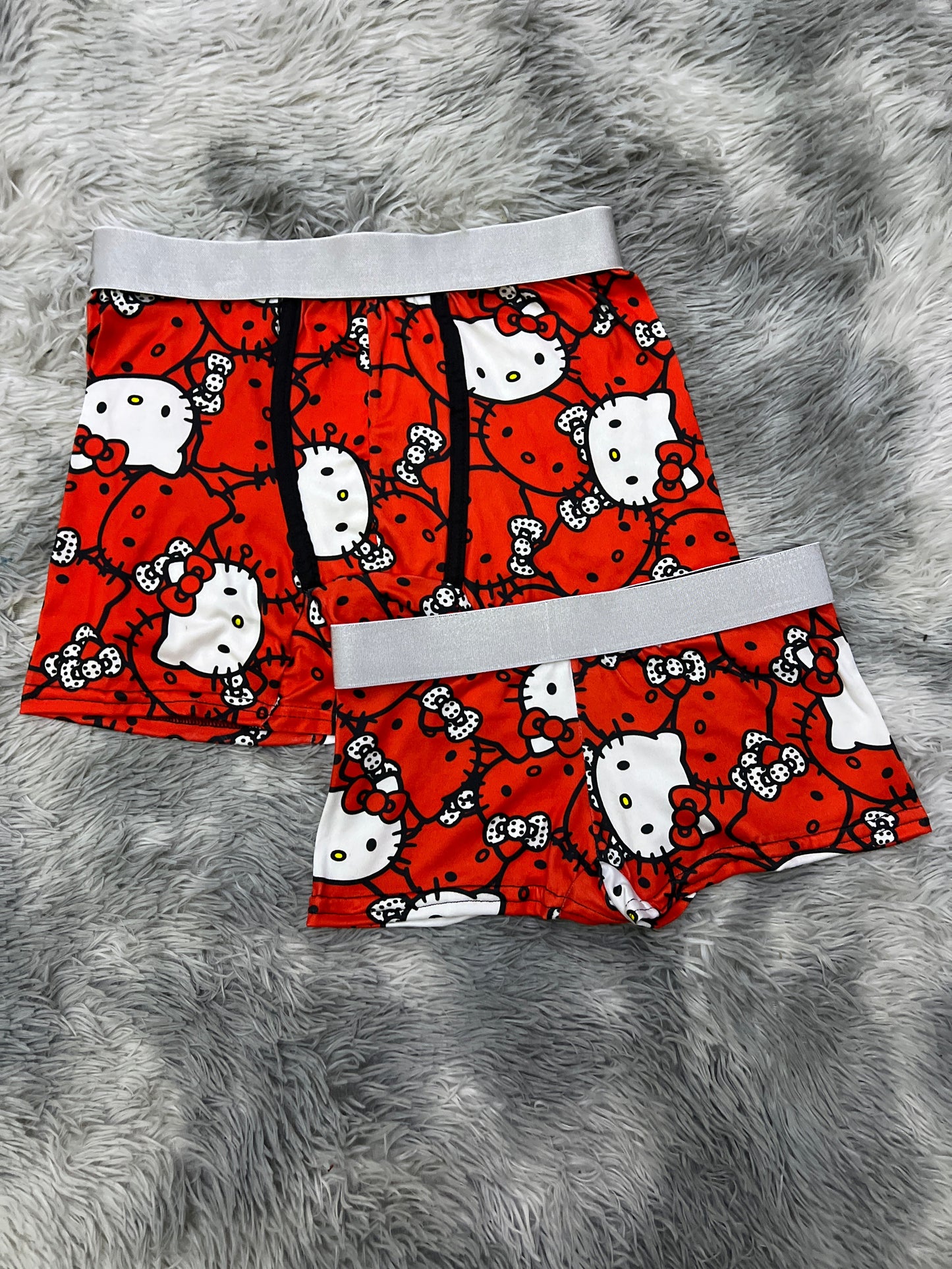 Kitty Face Rojo Duo Unitalla Con boxer.