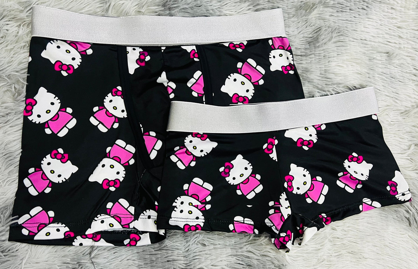 Hello Kitty Negro Duo Unitalla Con boxer.