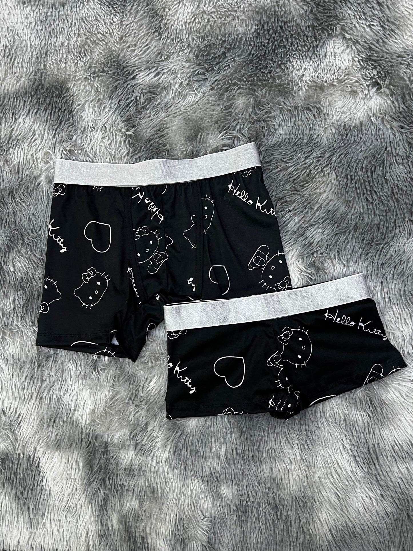 Hello Kitty Negro Duo Unitalla Con boxer.