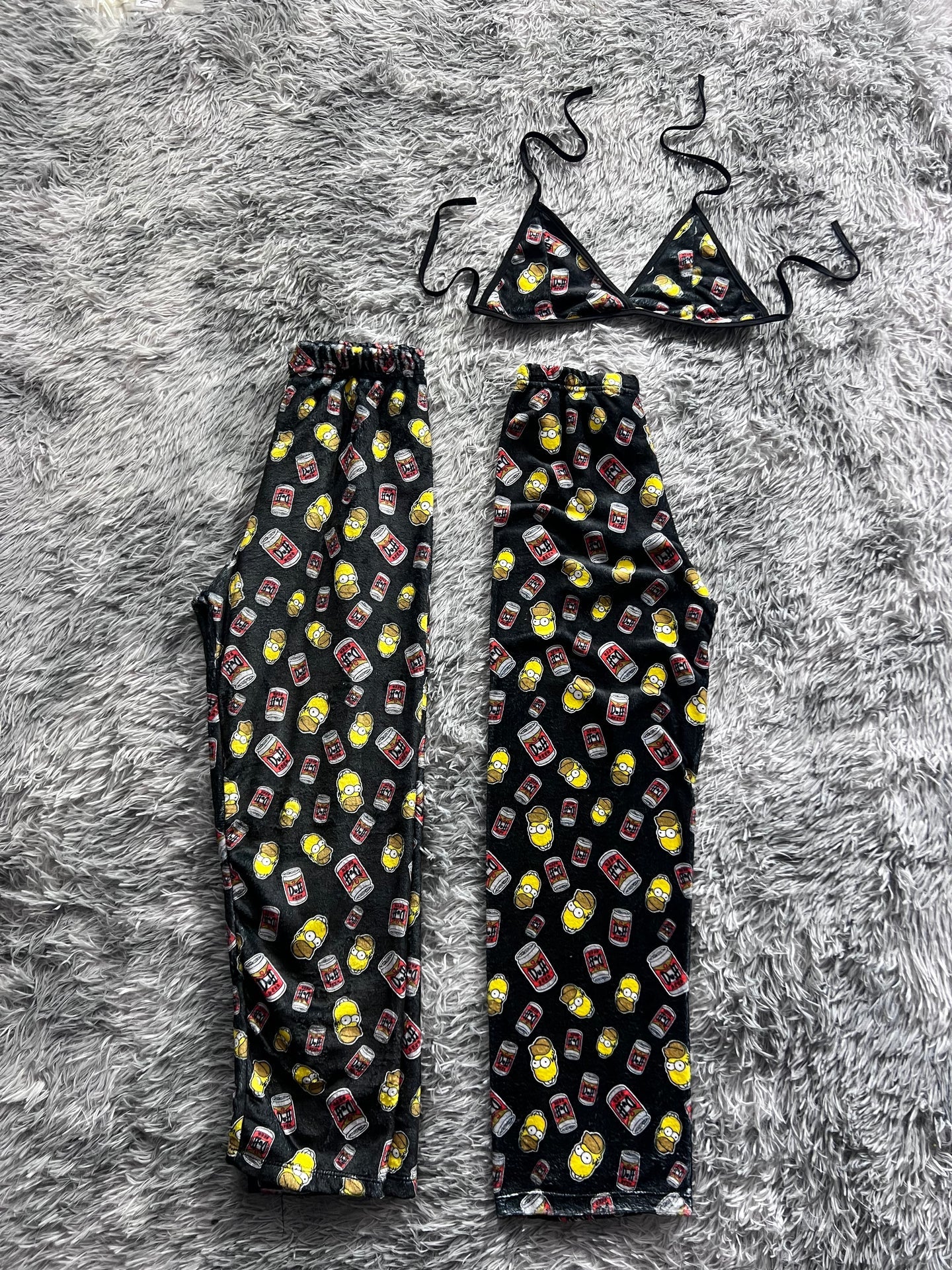 homero lata duff Duo de Pijama Afelpada