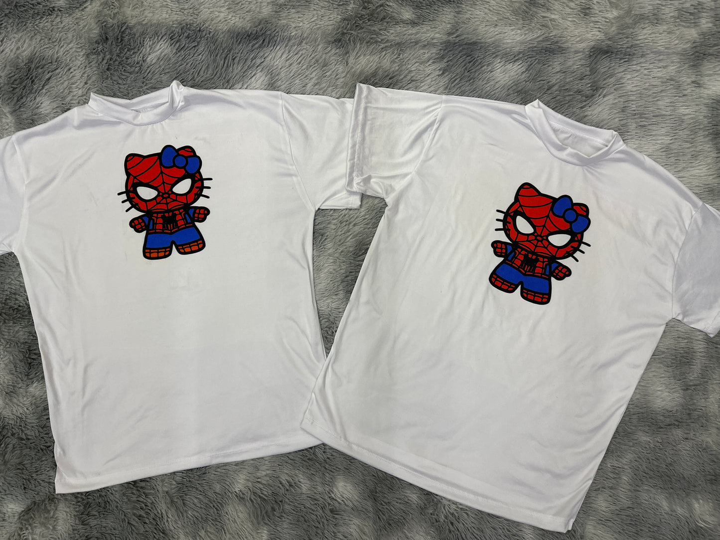 HelloKitty-Spiderman Dúo de playera!