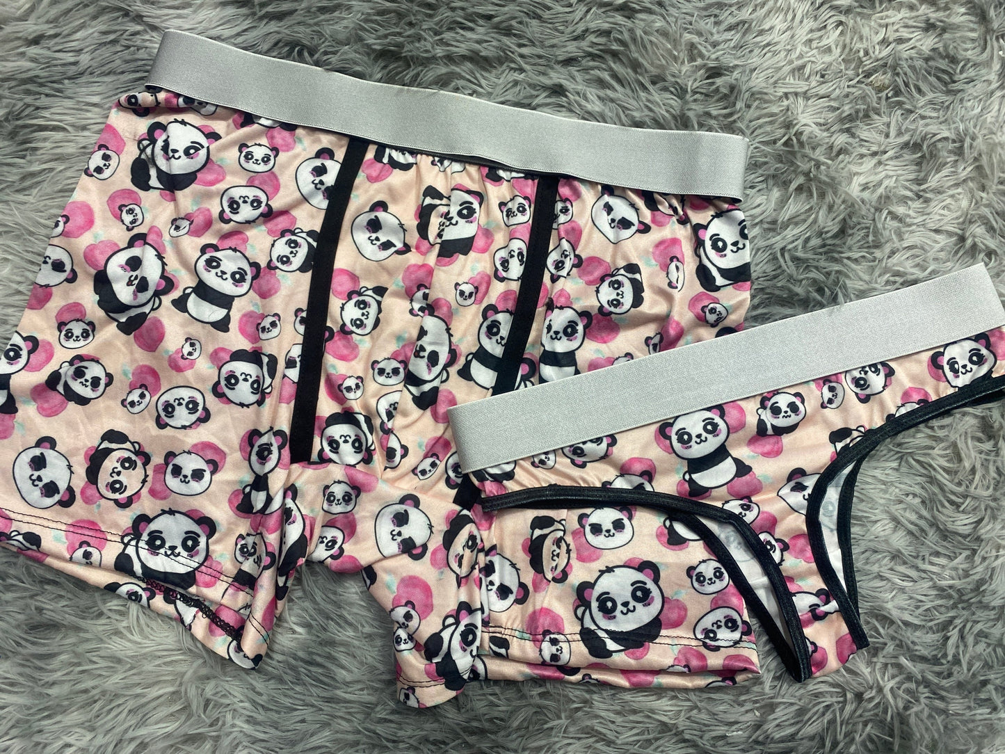 Panda Rosa duo de tanga XL
