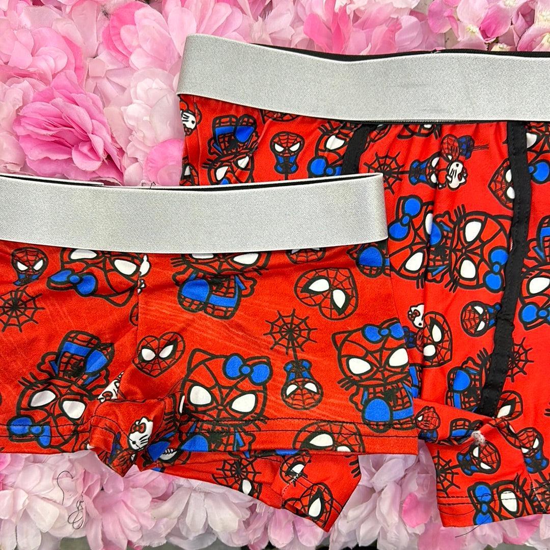 Spider Man Hello Kitty Duo Unitalla Con Boxer
