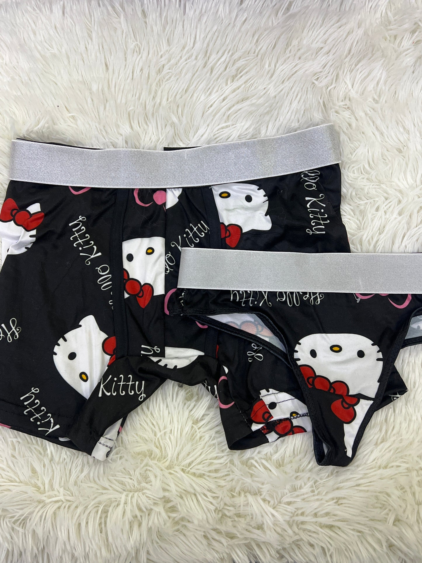Hello Kitty Negro duo unitalla con tanga
