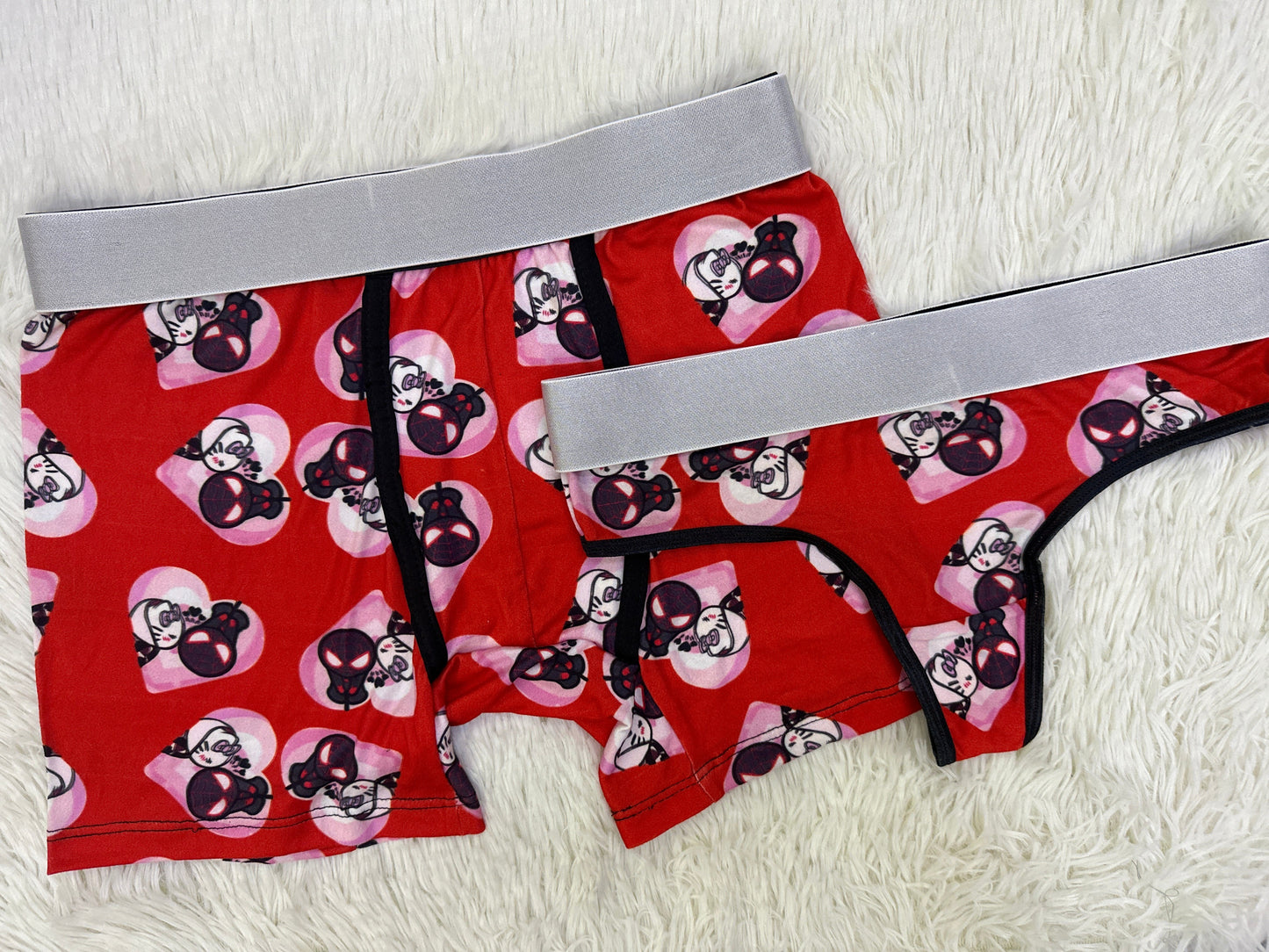 Spider Man Print Rojo duo unitalla con tanga