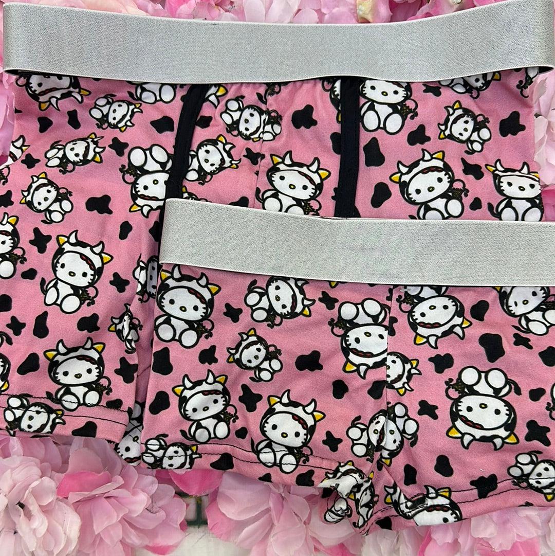 Stitch Vaca Rosa Duo Unitalla Con boxer.