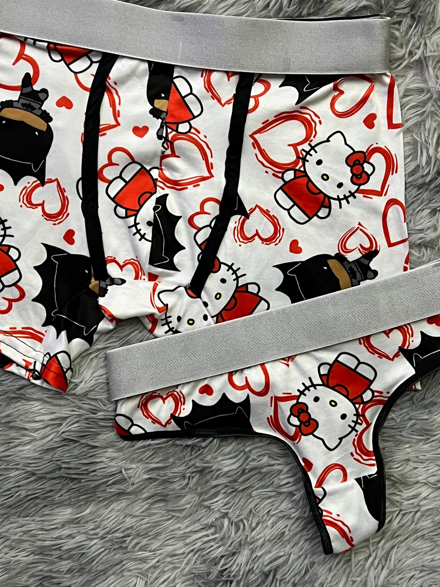 Kitty Batman Blanco duo unitalla con tanga