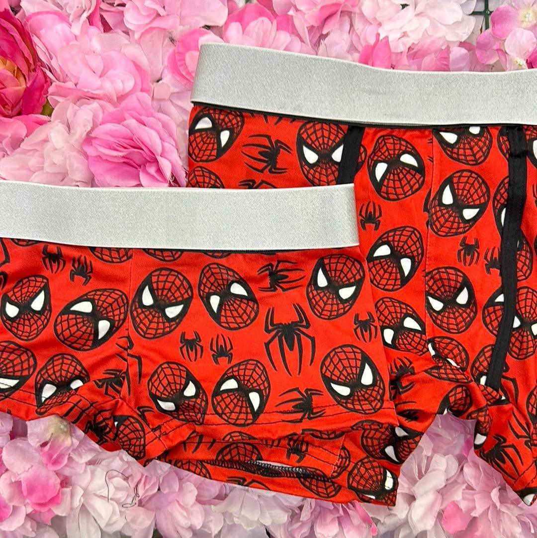 Spider-man Rojo Duo Unitalla Con Boxer Xl