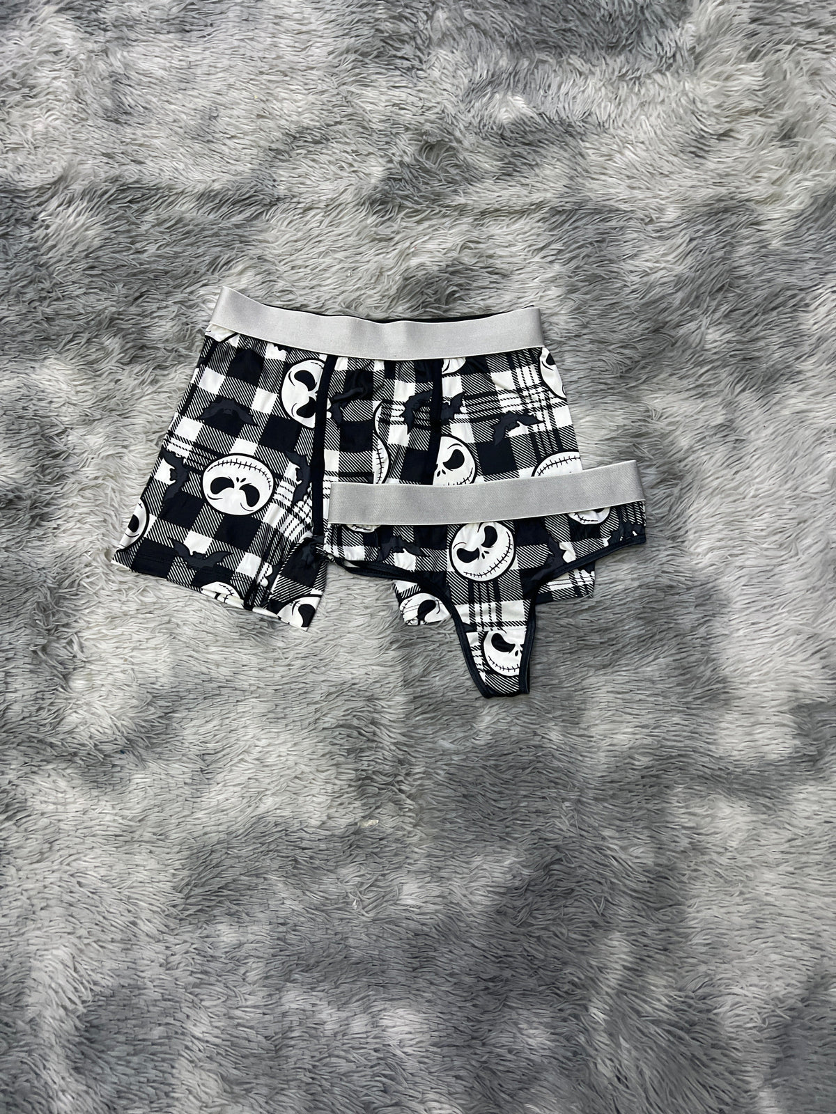 Jack Cuadros Blanco Con Negro Duo Boxer Con Tanga