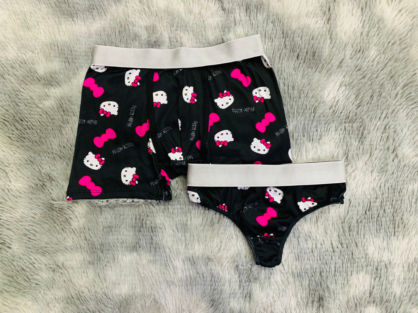 Kitty Faces Negro duo unitalla con tanga
