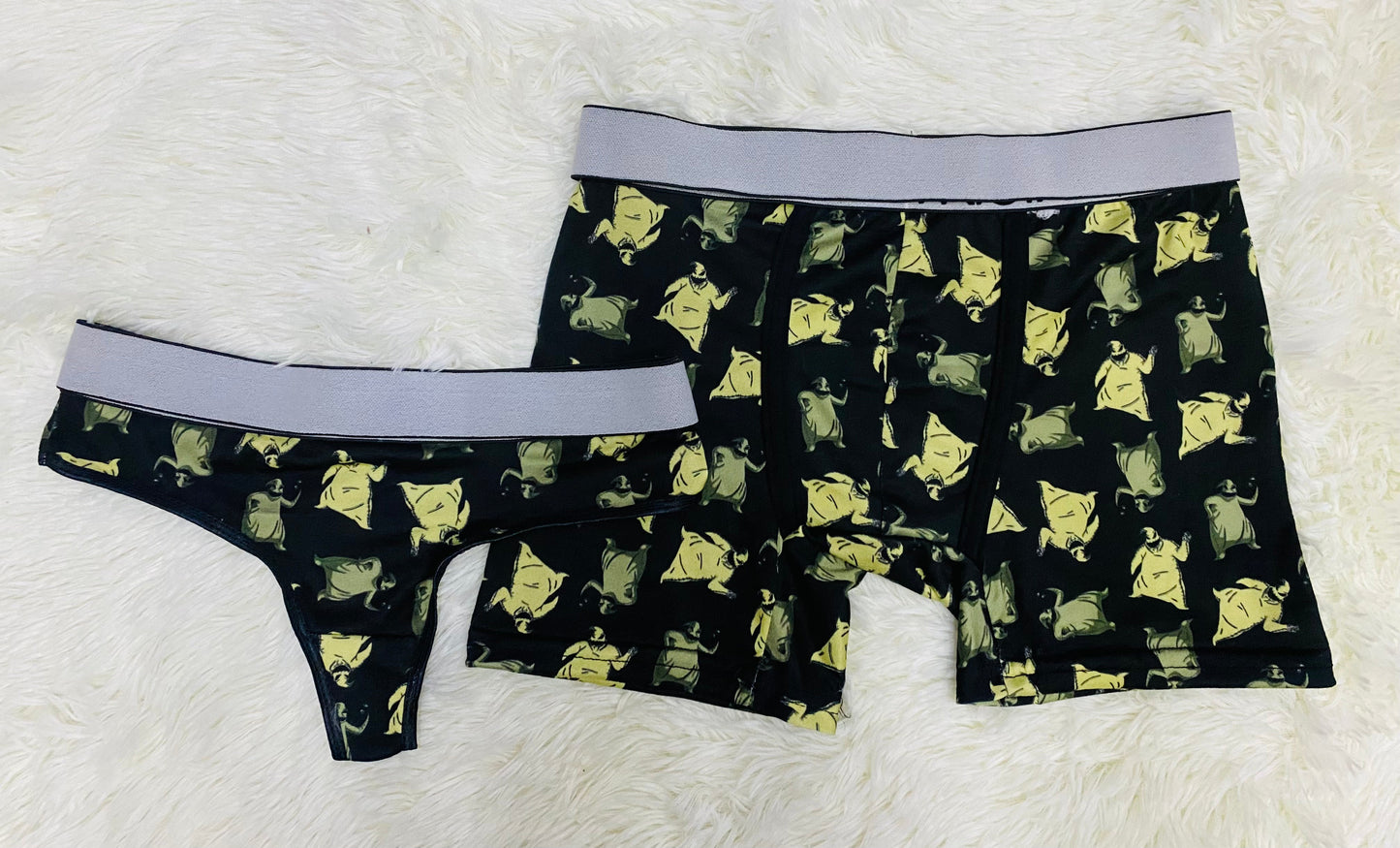 Oogie Boogie Negro duo unitalla con tanga