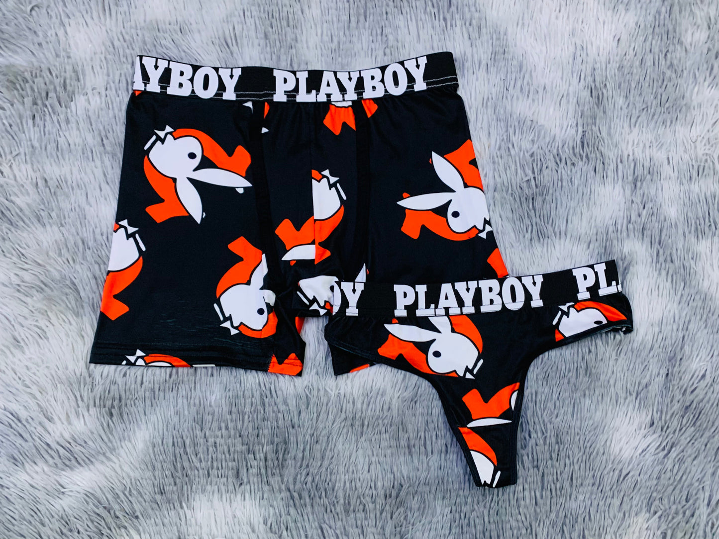 Play Boy Calzón Diseño Negro Duo XL