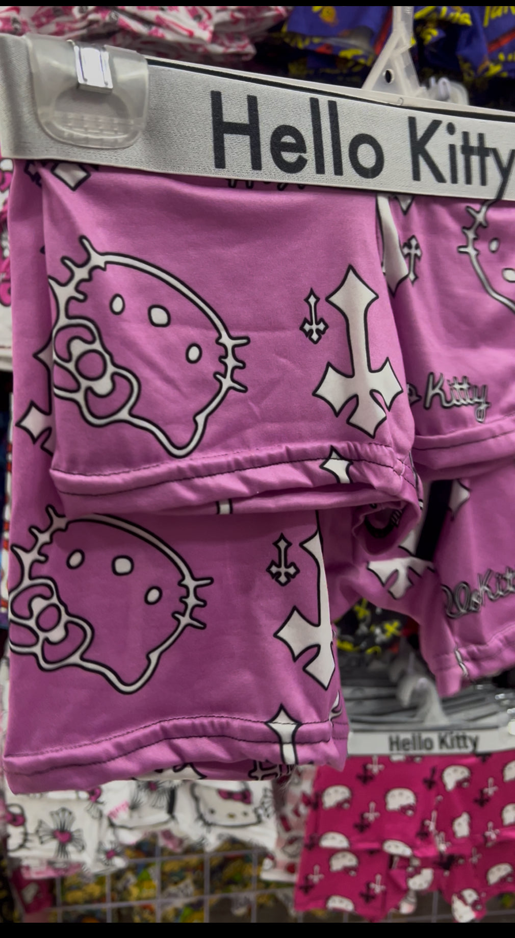 Hello Kitty Cruces Rosa Duo Unitalla Con boxer.