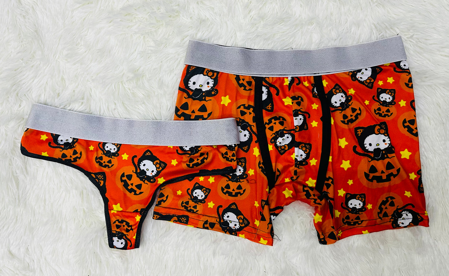 Hello kitty anaranjado duo tanga