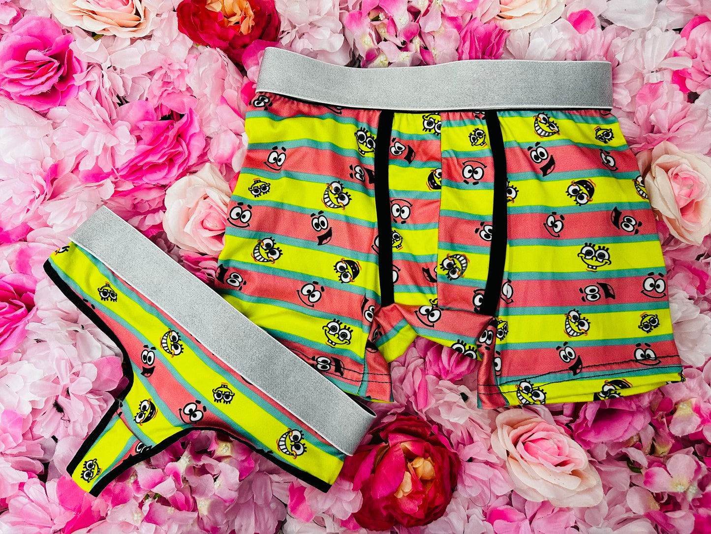 Bob and patricio matching couples boxer underwear - Fundies