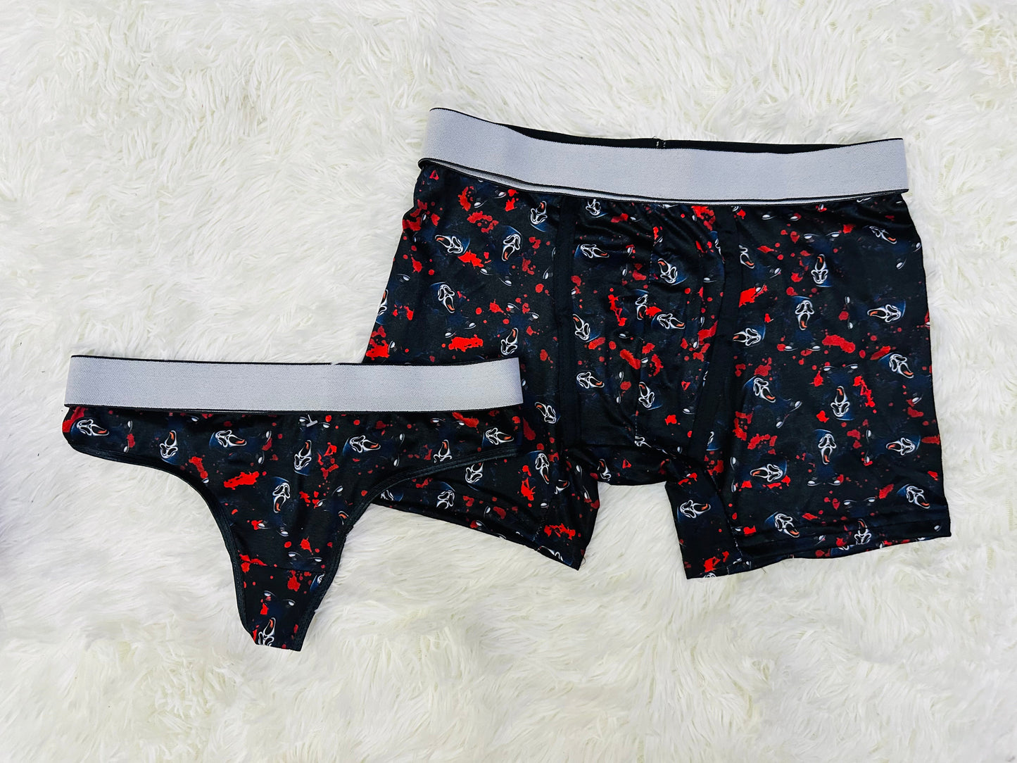 Scream Boxer Negro duo unitalla con tanga