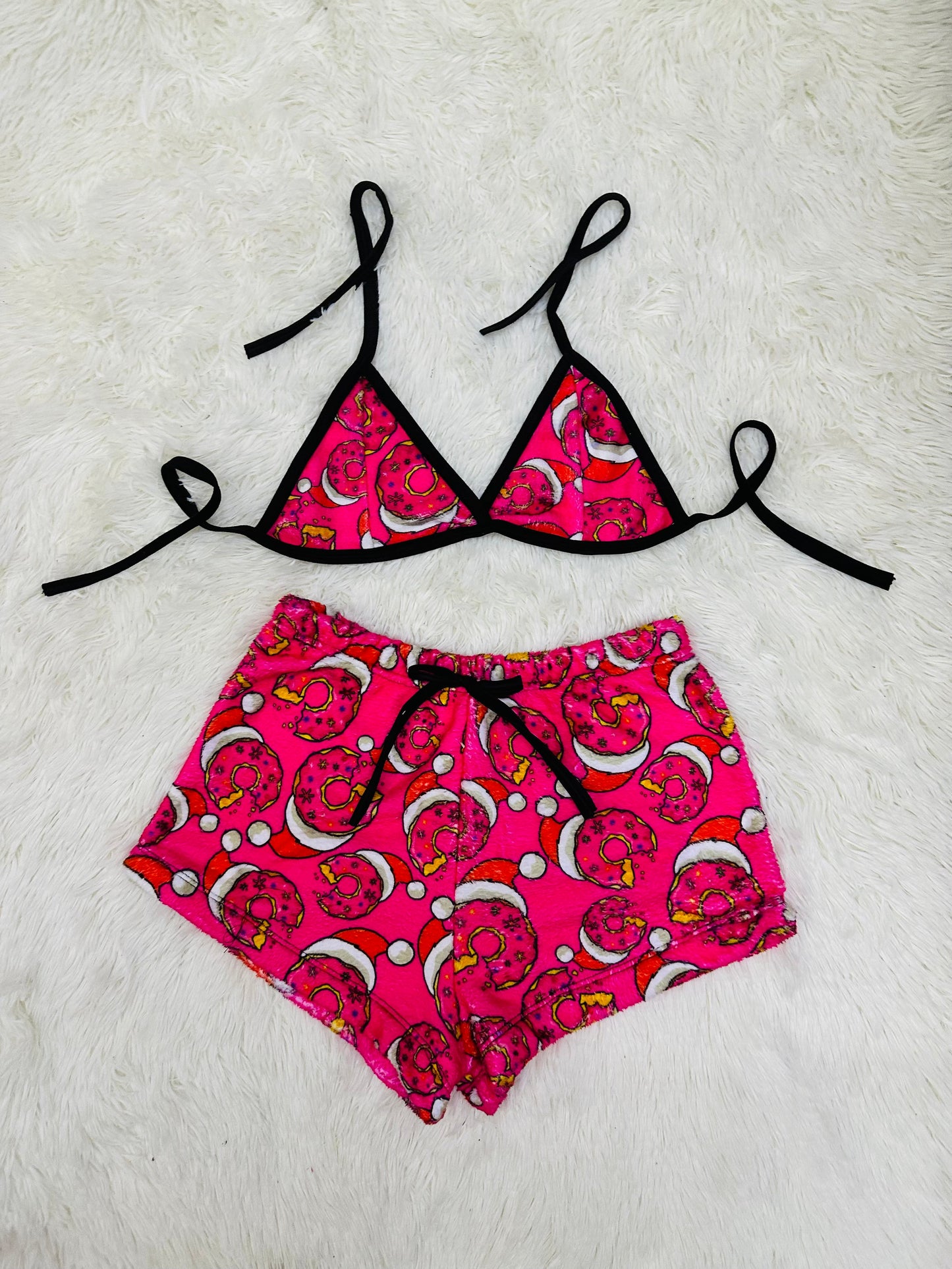 Pijamas Donuts Multicolor short con top