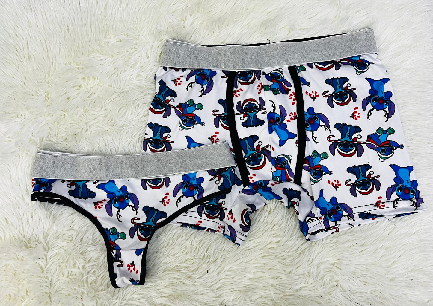 Stitch Christmas Multicolor duo unitalla con tanga