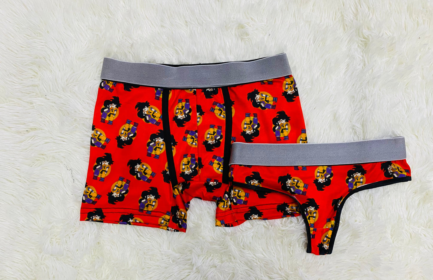 Goku Dragon Ball Negro duo unitalla con tanga
