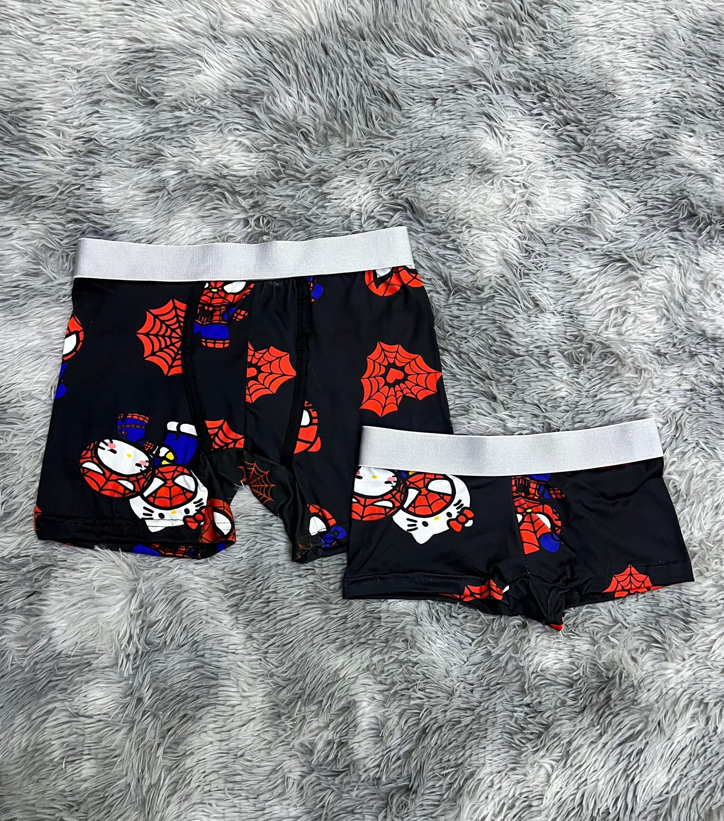 Kitty SpiderMan Sin Color Duo Unitalla Con boxer.