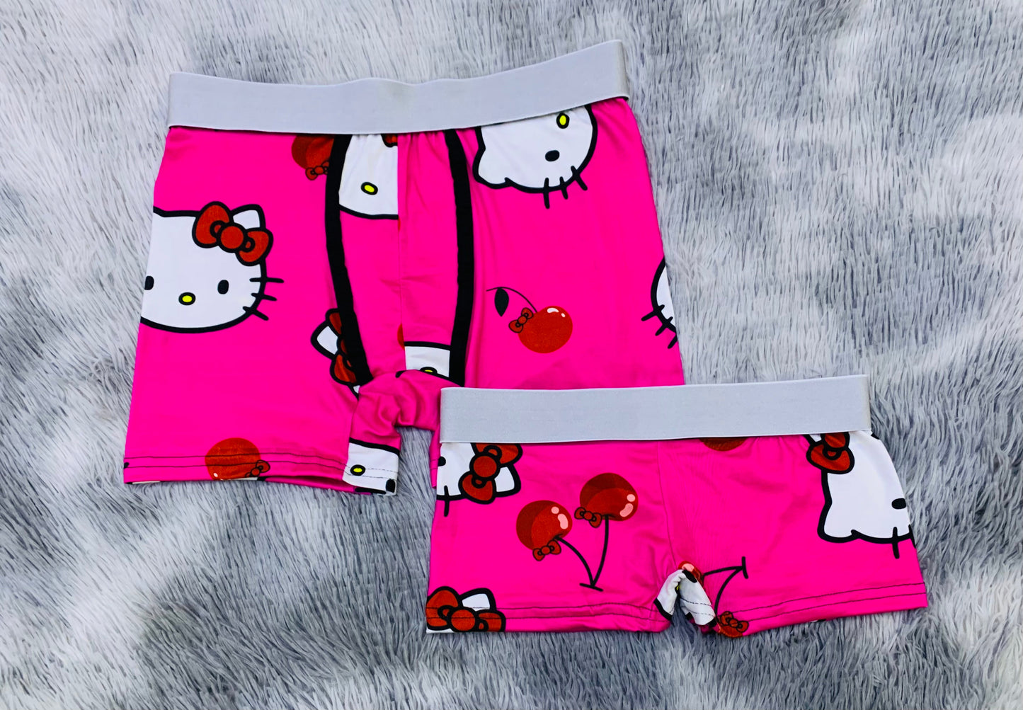 Hello Kitty Rosa Duo Unitalla de 5 piezas. Duo De Pijama De 5 Piezas.