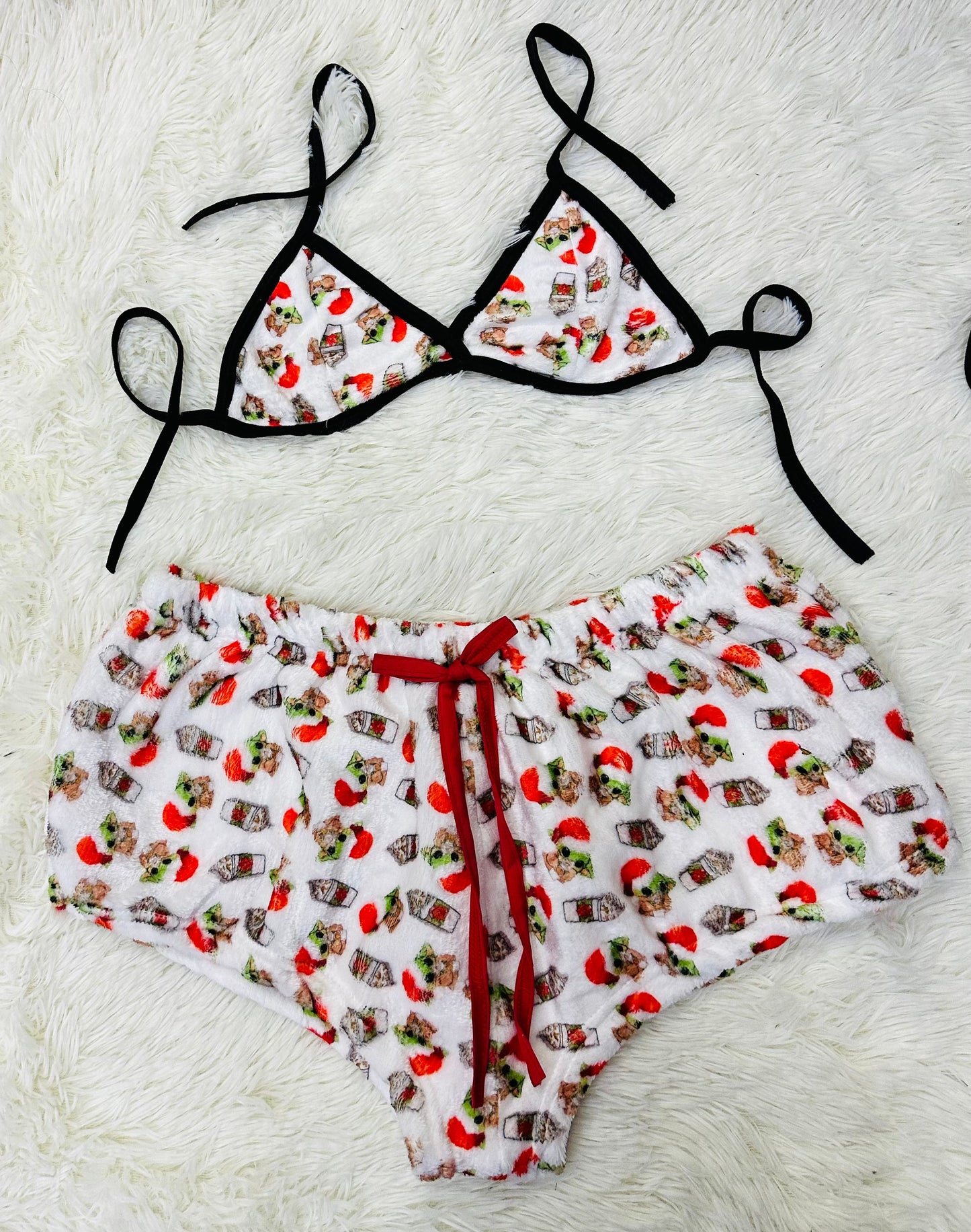 Yoda Pijama Pareja Multicolor short con top