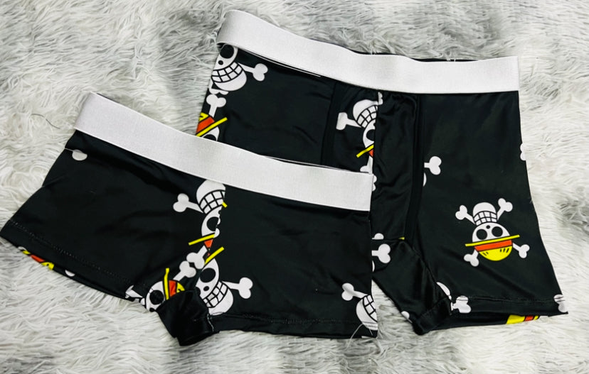 One piece duo boxer