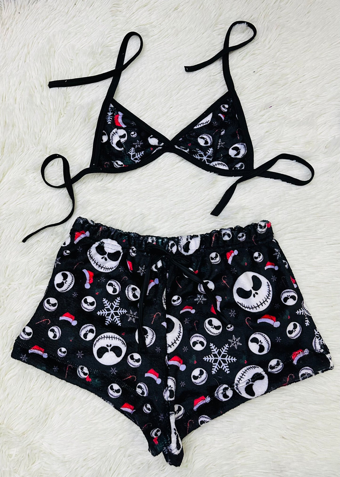 Pijama Gris short con top