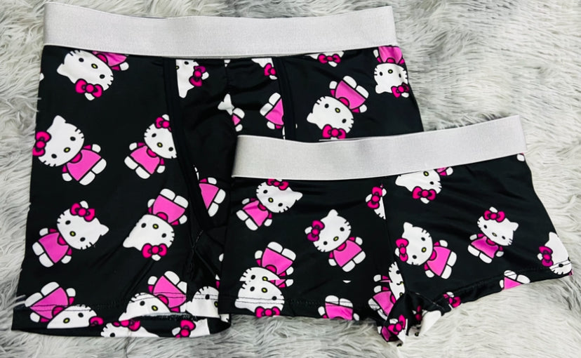 Kitty Completa Fondo Negro duo boxer