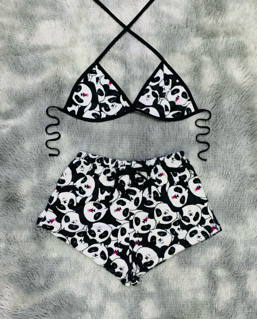 Short con top afelpado Panditas