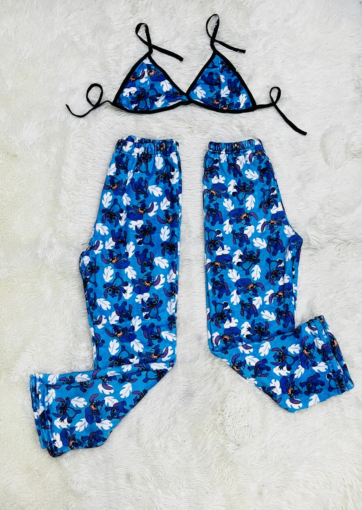 Stitch Duo De Pijama Afelpada.