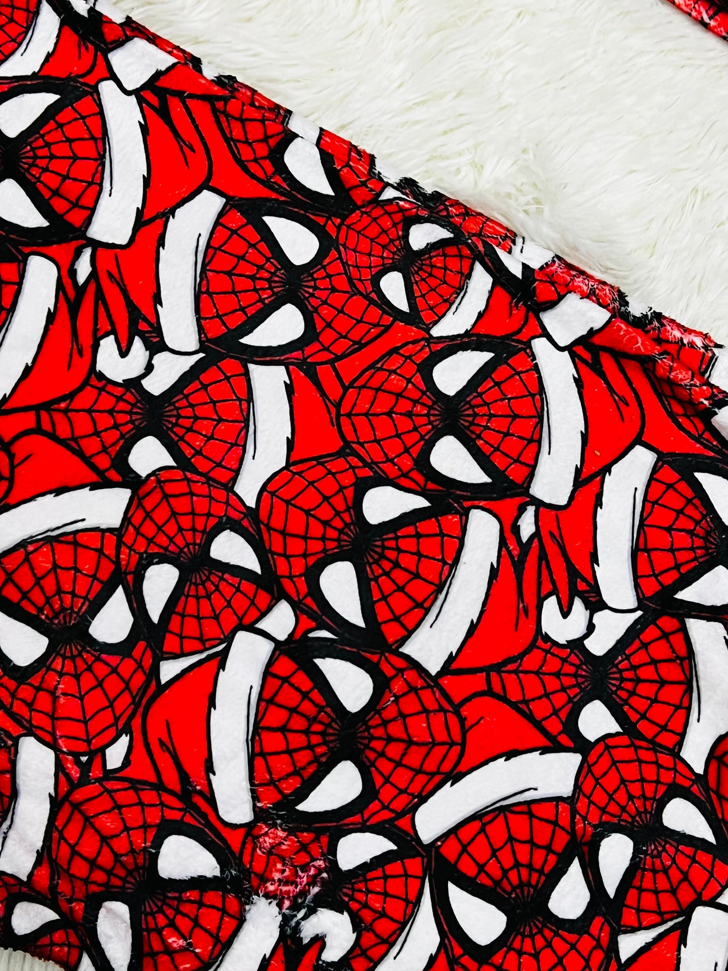 Spider-Man Rojo Duo de pijama afelpada.