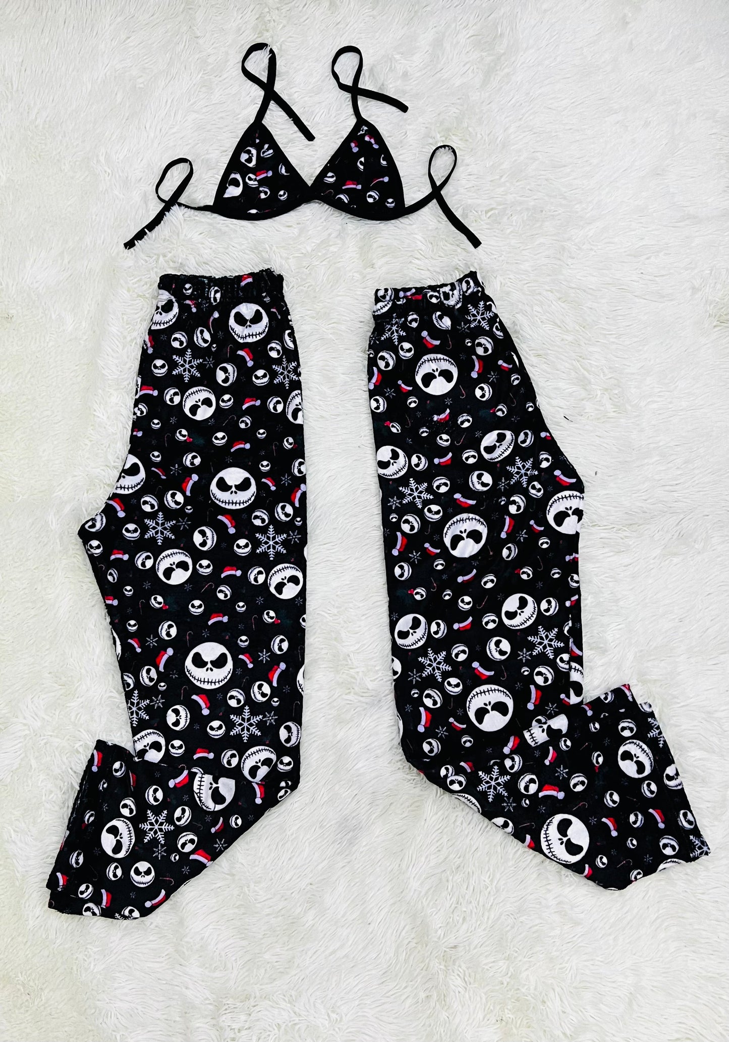 Pijama Jack Plush Sin Color Duo de pijama afelpada