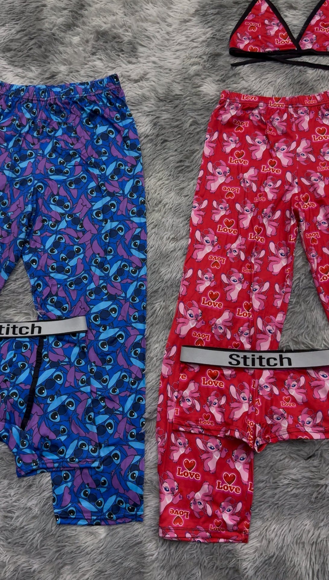Stitch Blue pink 5 piece pajama set 💙✨