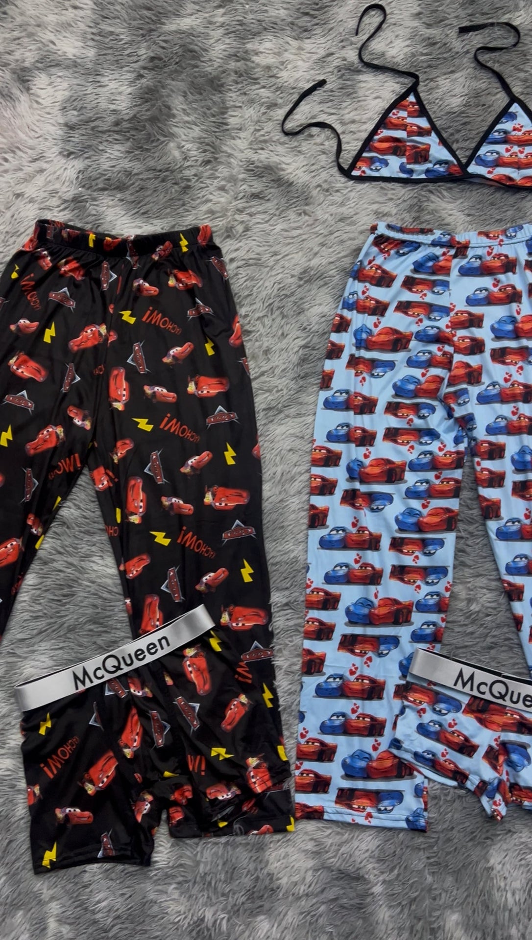 McQueen Blue black 5 piece pajama set 😴💙