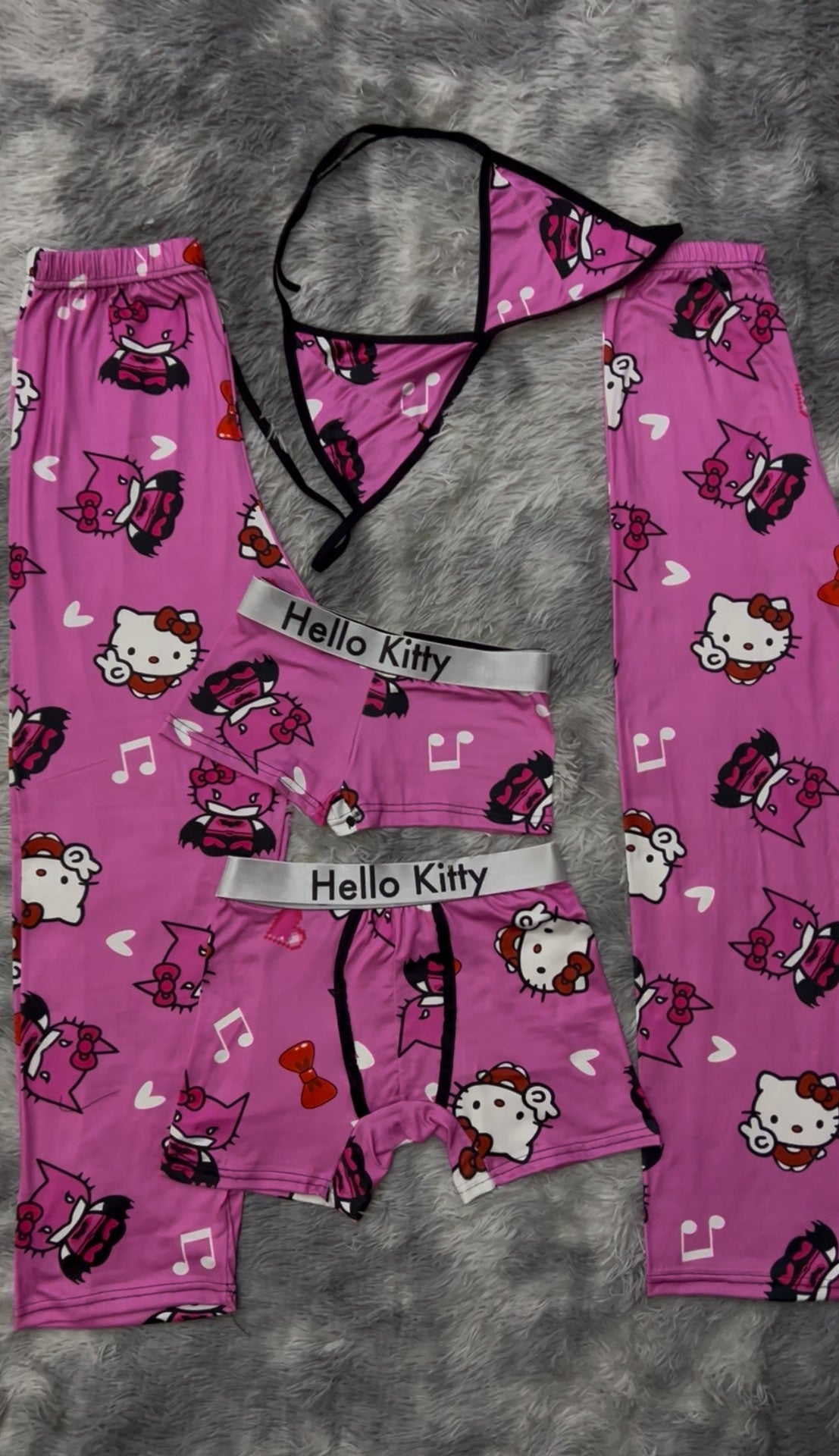 Kitty Batman Pink 5 piece pajama set 💤😺