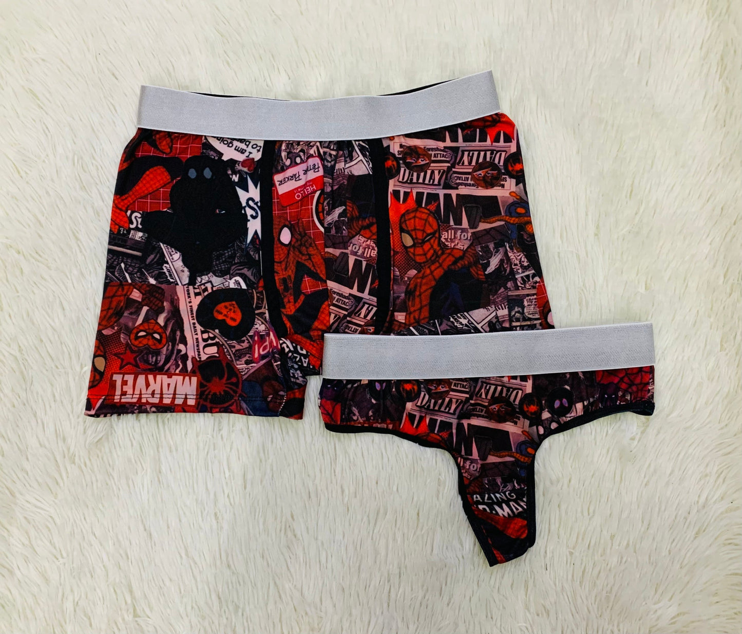 Spiderman Rojo duo unitalla con tanga