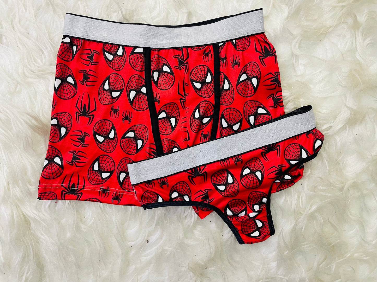Spidey matching couples underwear - Fundies