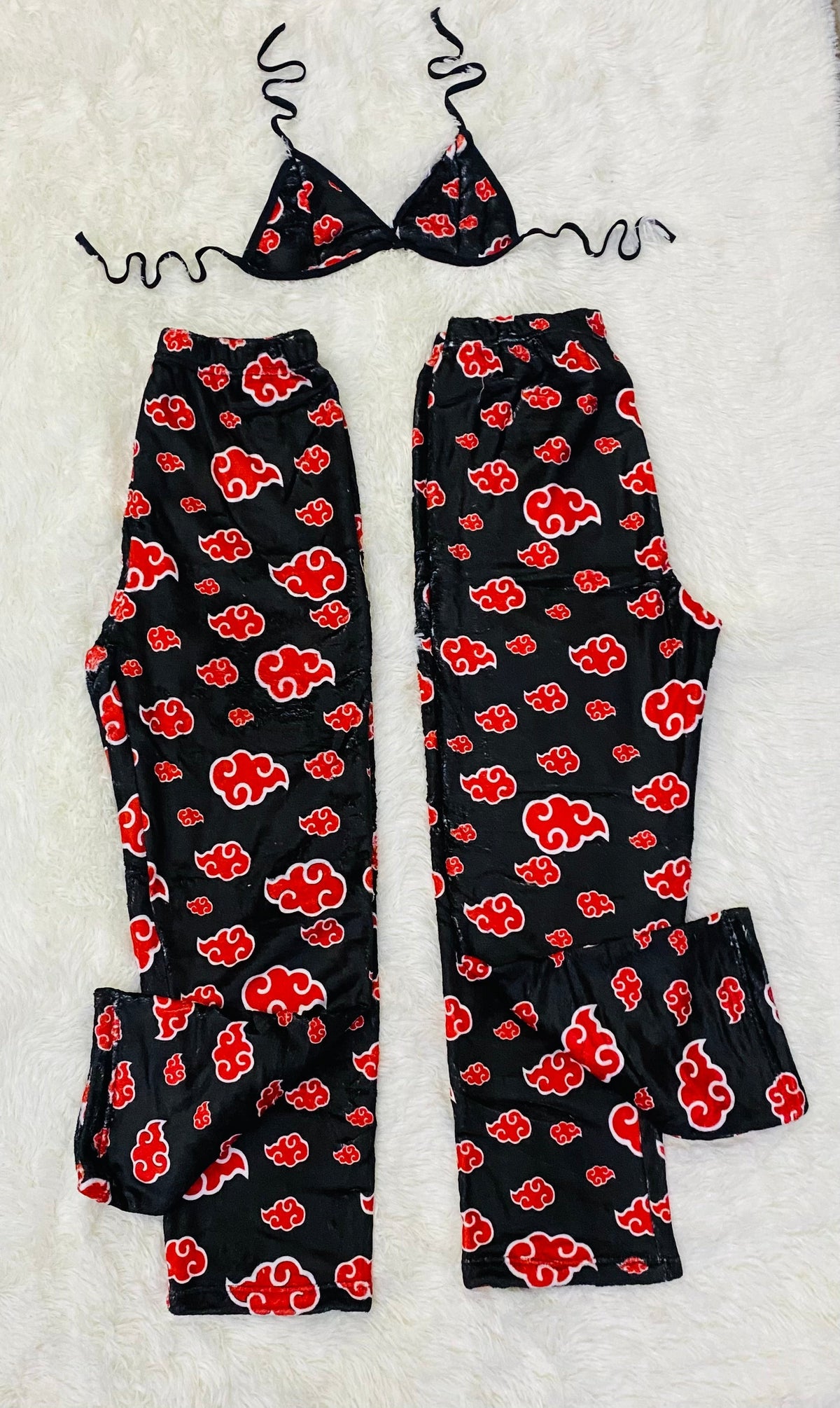Akatsuki Duo De Pijama Afelpada.