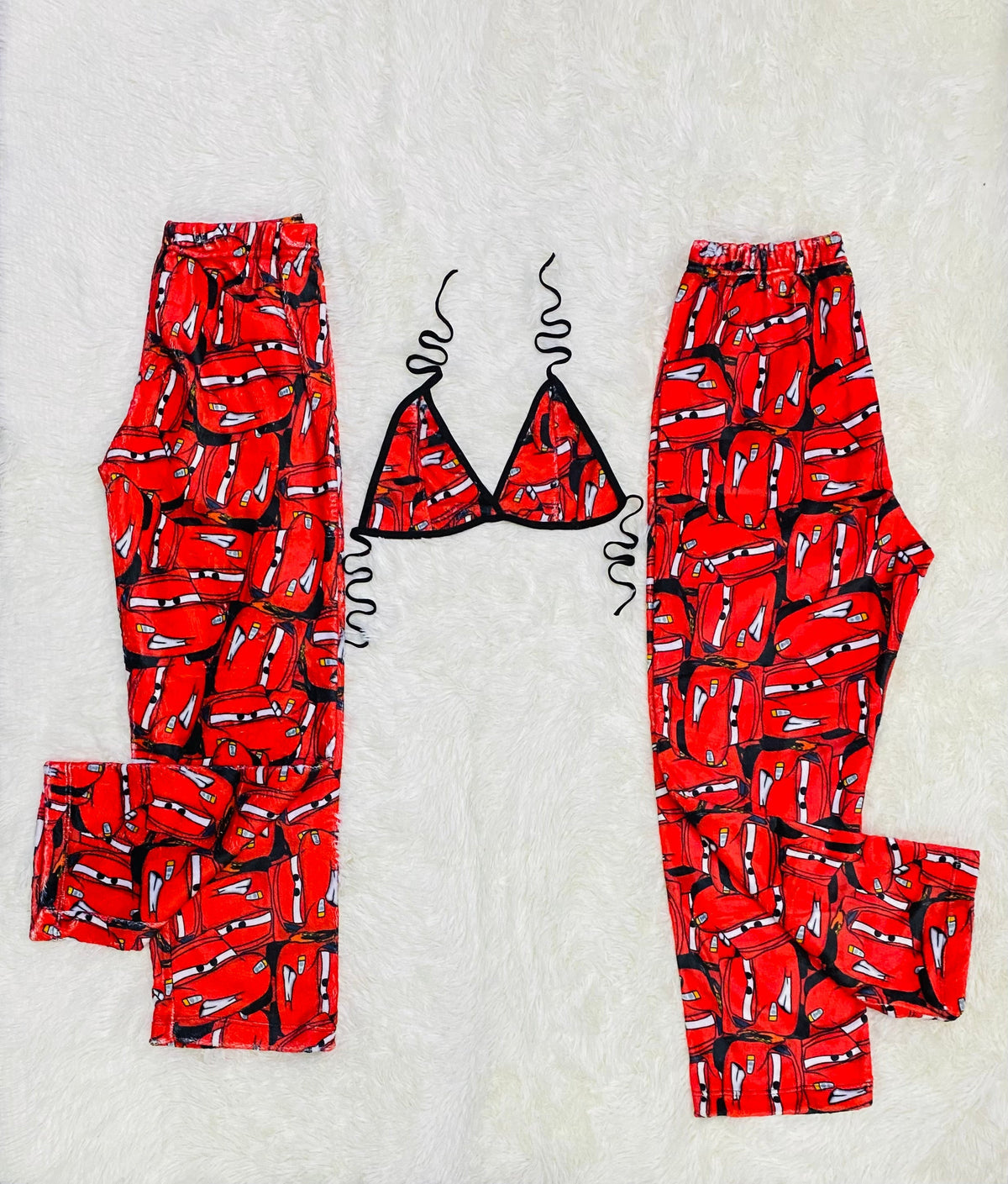 Cars McQueen Rojo Duo De Pijama Afelpada.