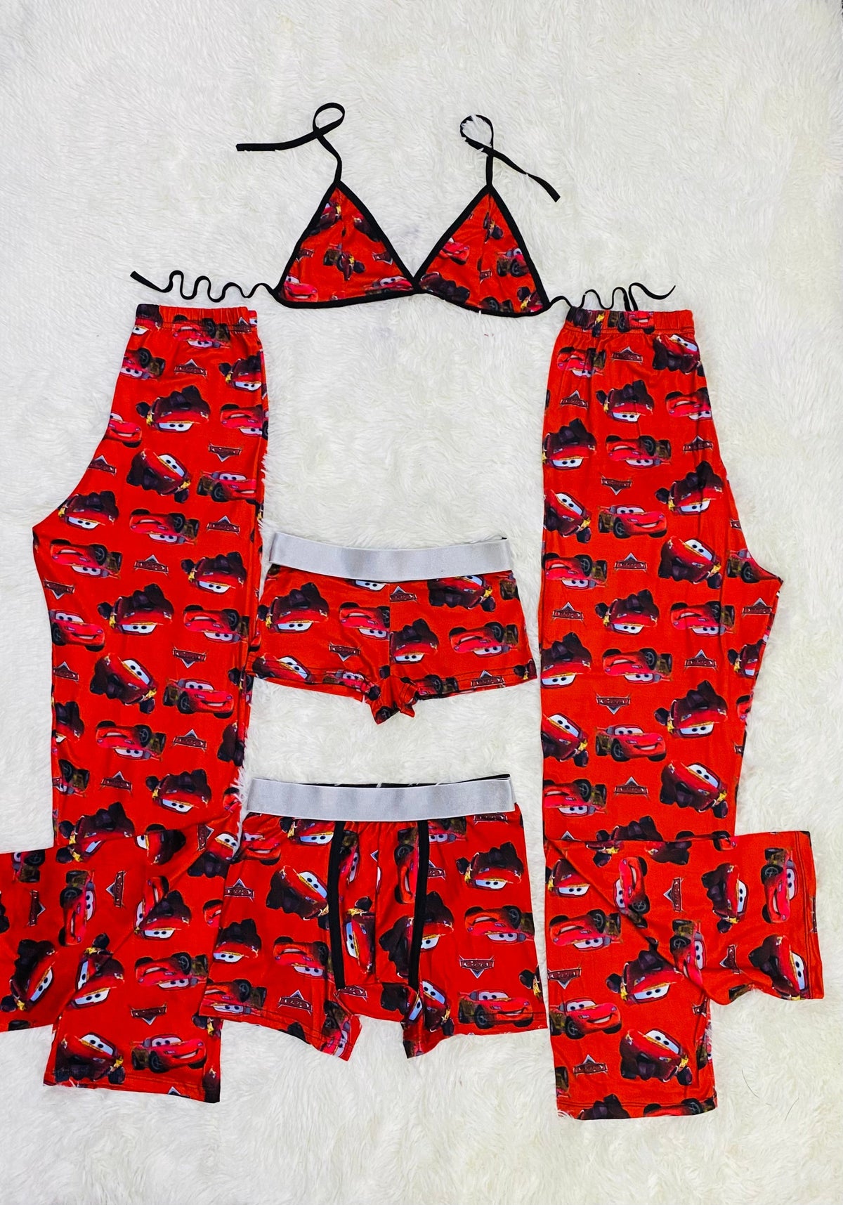 Cars McQueen Pijama De 5 Piezas