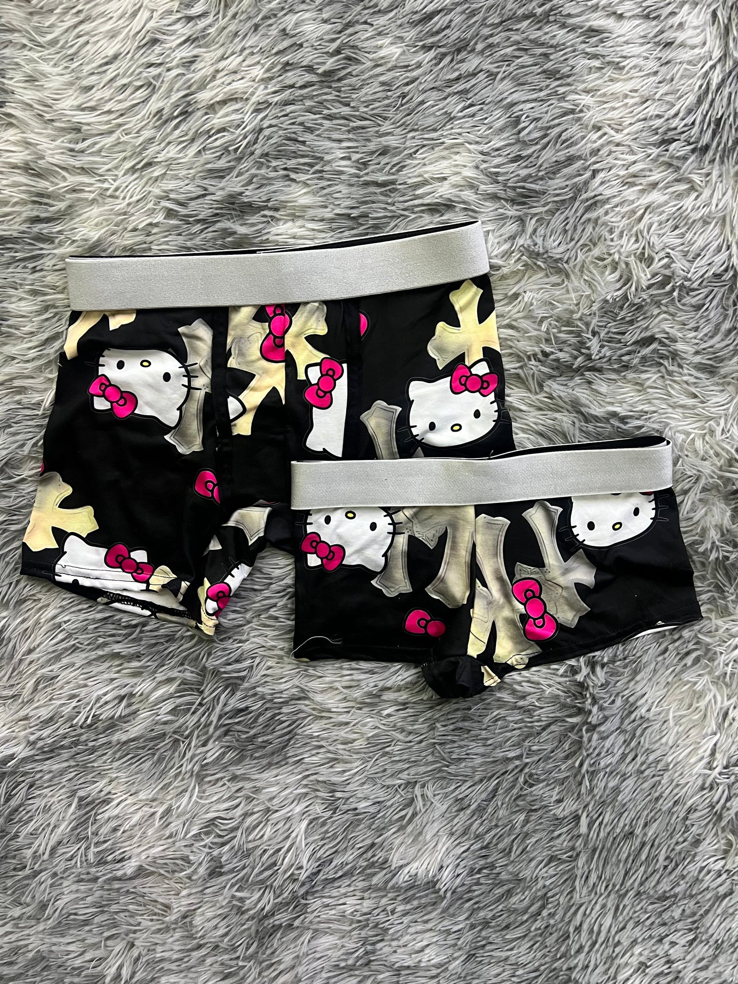 Hello Kitty Cruces Rosa Duo Unitalla Con boxer.