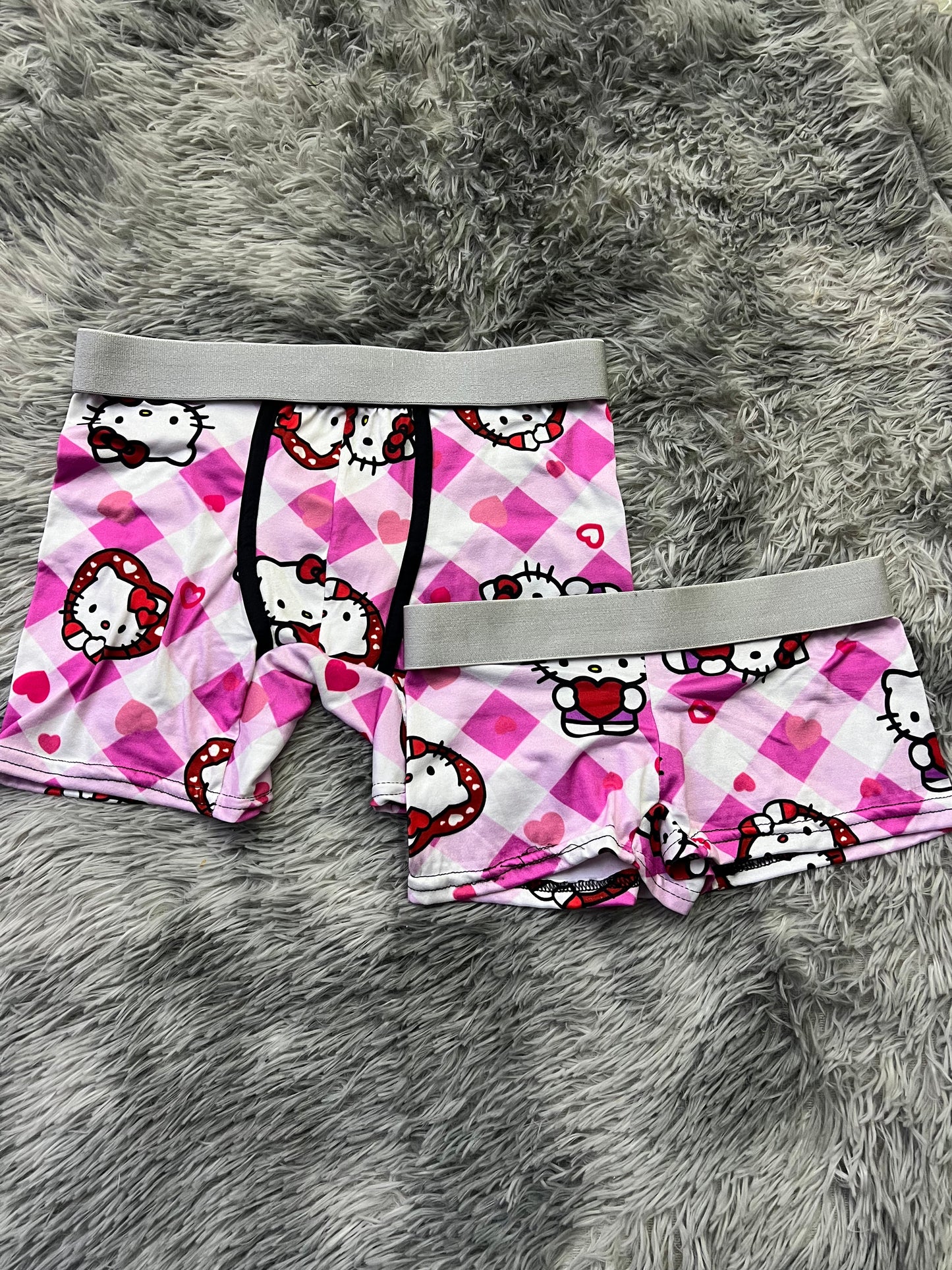 Hello Kitty Rosa Duo Unitalla Con boxer.