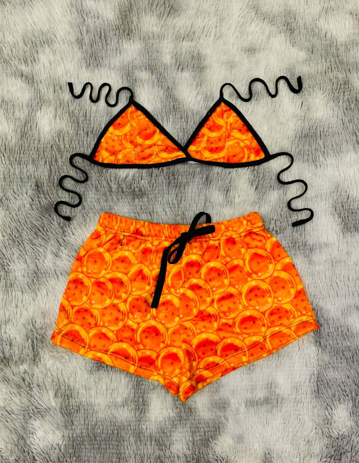 Short con top afelpado Esferas de Dragón Ball