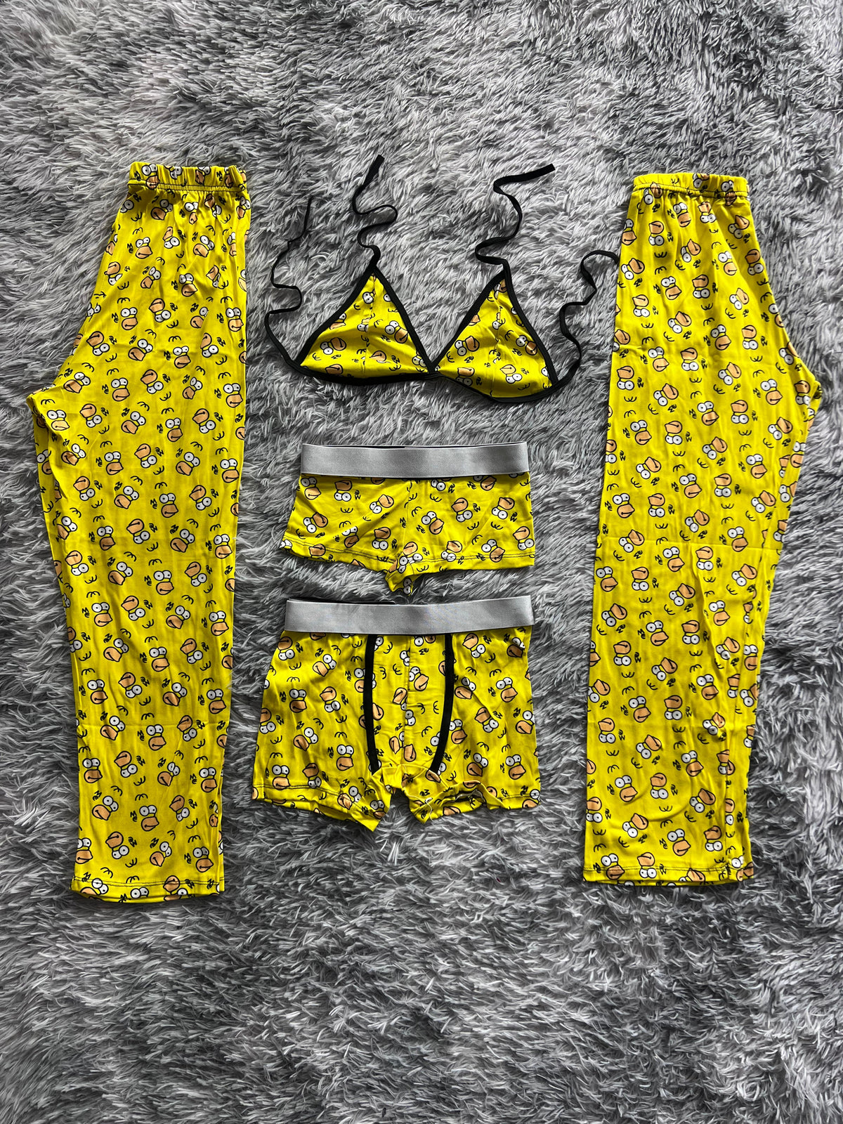 Homero Cara Pijama De 5 Piezas