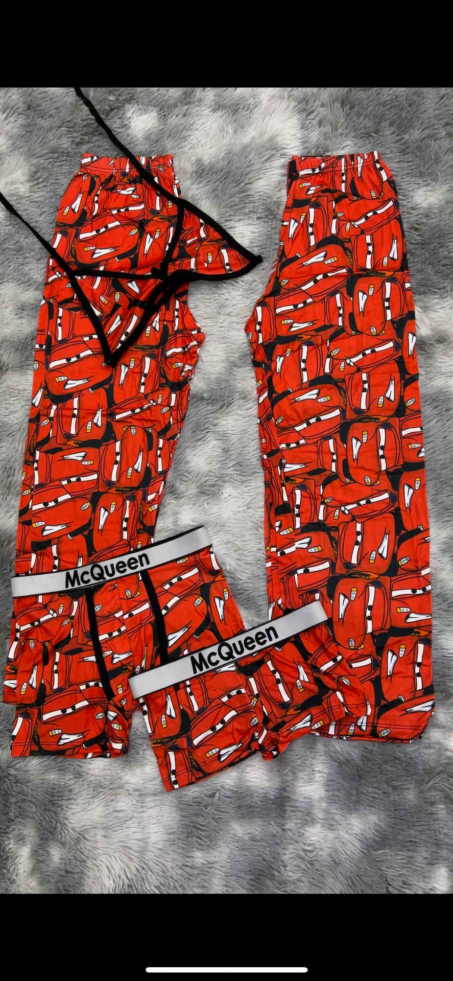 McQueen Face Print 5 piece pajama 😍