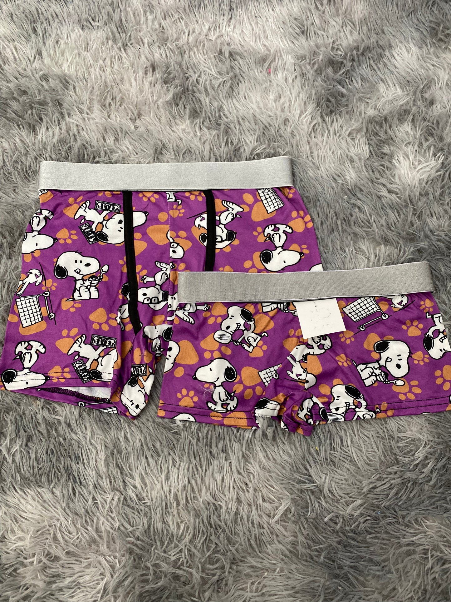 Snoopy morado Duo Con Boxer XL