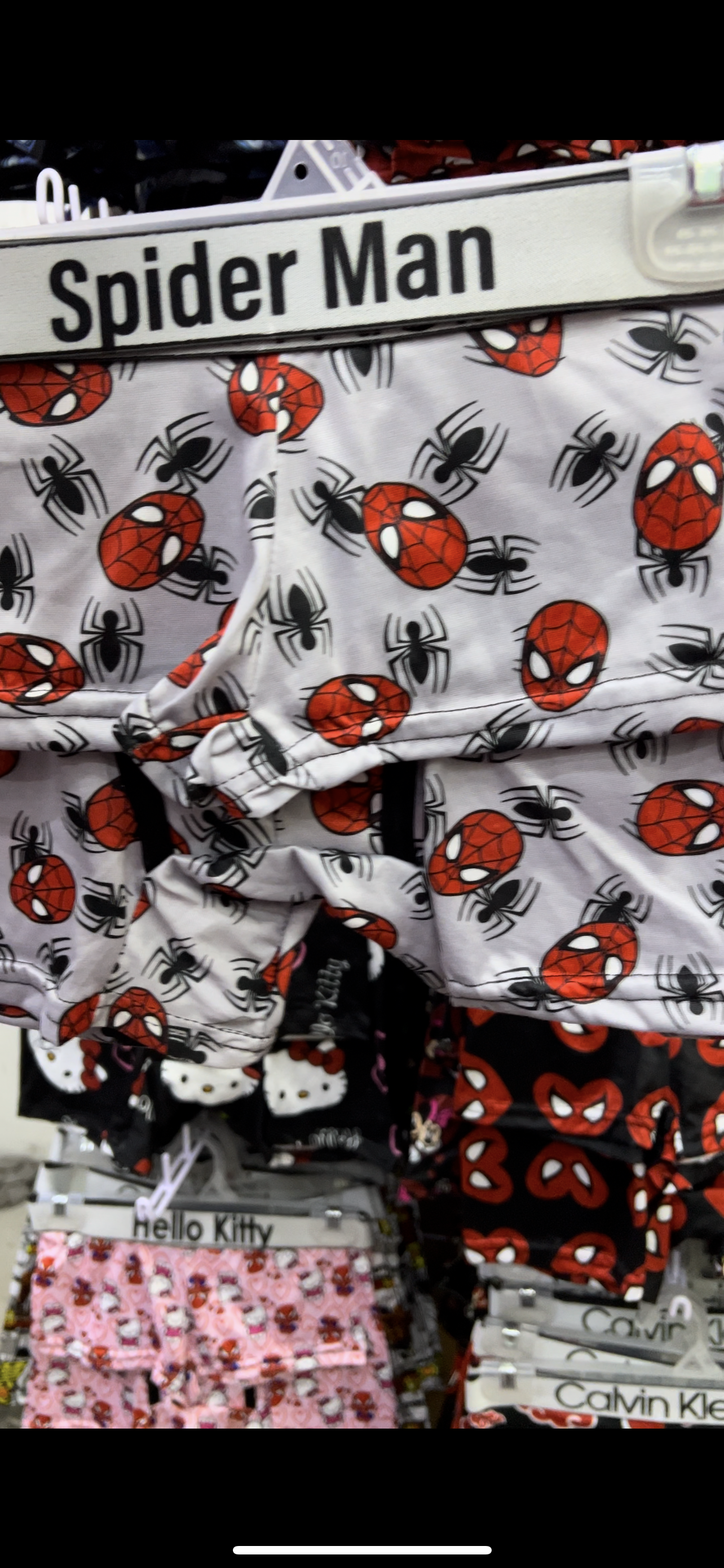 Spider Man Gris Duo Unitalla Con boxer.